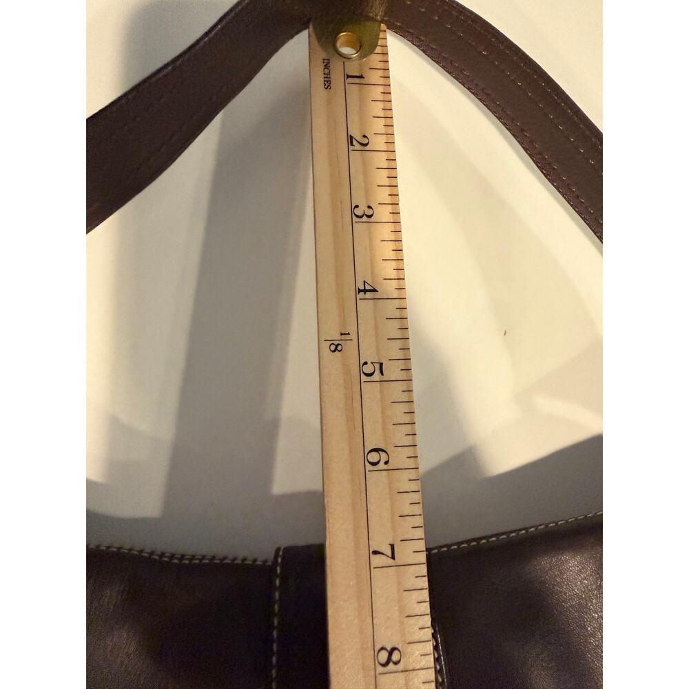 Vintage Coach Soho Leather Flap Shoulder Bag in Brown - Picture 13 of 16